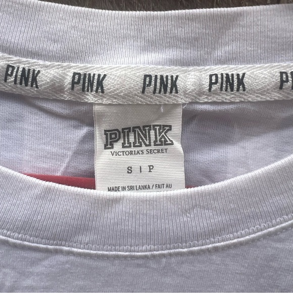 PINK Victoria’s Secret Blue Ombré Long Sleeve Tee - Picture 3 of 5